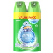 Scrubbing Bubbles Bathroom Grime Fighter Aerosol, Rainshower, 20 oz, 2 Count