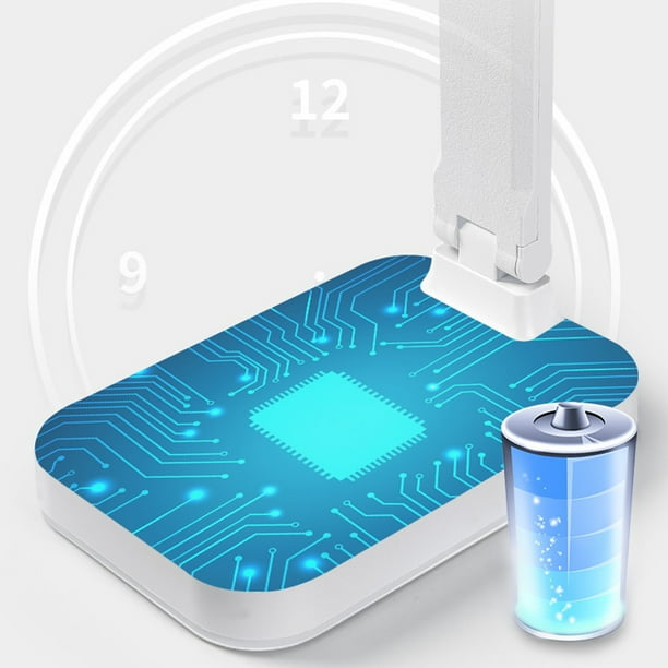 Lámpara de escritorio Jadeshay LED con protección ocular y carga USB