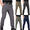 Gray, variant on Mens Cargo Pants Elastic Waist Quick Dry Waterproof Multi-Pocket Outdoor Hiking Pants