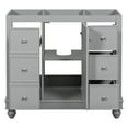 thumbnail image 3 of Miekor Furniture [Cabinet Only] 36" Gray Bathroom vanity 76AAE, 3 of 8