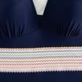 thumbnail image 5 of MSJUHEG Monokini,Plus Size One Piece Swimsuit,High Cut Swimsuit,Tie Side,Bandeau Bathing Suits,Strapless Swimsuits for Women,1 Piece Swimsuit Blue XL, 5 of 8