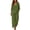 Green, variant on Guluxicc 2 Piece Women's Matching Sets Linen V Neck 3/4 Sleeve Top Drawstring Elastic Waist Wide Leg Pants Outfits With Pockets for Spring and Summer