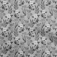 thumbnail image 1 of oneOone Cotton Poplin Twill Gray Fabric Floral Dress Material Fabric Print Fabric By The Yard 56 Inch Wide, 1 of 5