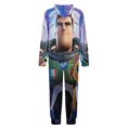 thumbnail image 5 of Buzz Lightyear Toy Story Kids Pajamas One Piece Hooded Union Suit Onesie PJs Sleepwear for Boys Girls, 5 of 7