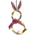 thumbnail image 1 of Moyic Decoración de Pascua para el hogar, puerta de Pascua, guirnalda de flores colgantes, luz LED de ratán Natural, conejito de Pascua, decoración Almacenamiento y organización del hogar Moyic HA022551-00, 1 of 1
