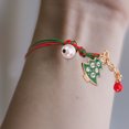 thumbnail image 2 of OULII 1Pcs Rope Bracelet Multi Color Round Zinc Alloy Adjustable Length for Costume Accessory and Daily Dress Up, 2 of 8