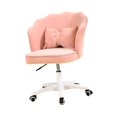 thumbnail image 2 of Luzkey 360 Degree Swivel Office Chair Computer Task Stool for Apartment Office Home Light Pink, 2 of 8