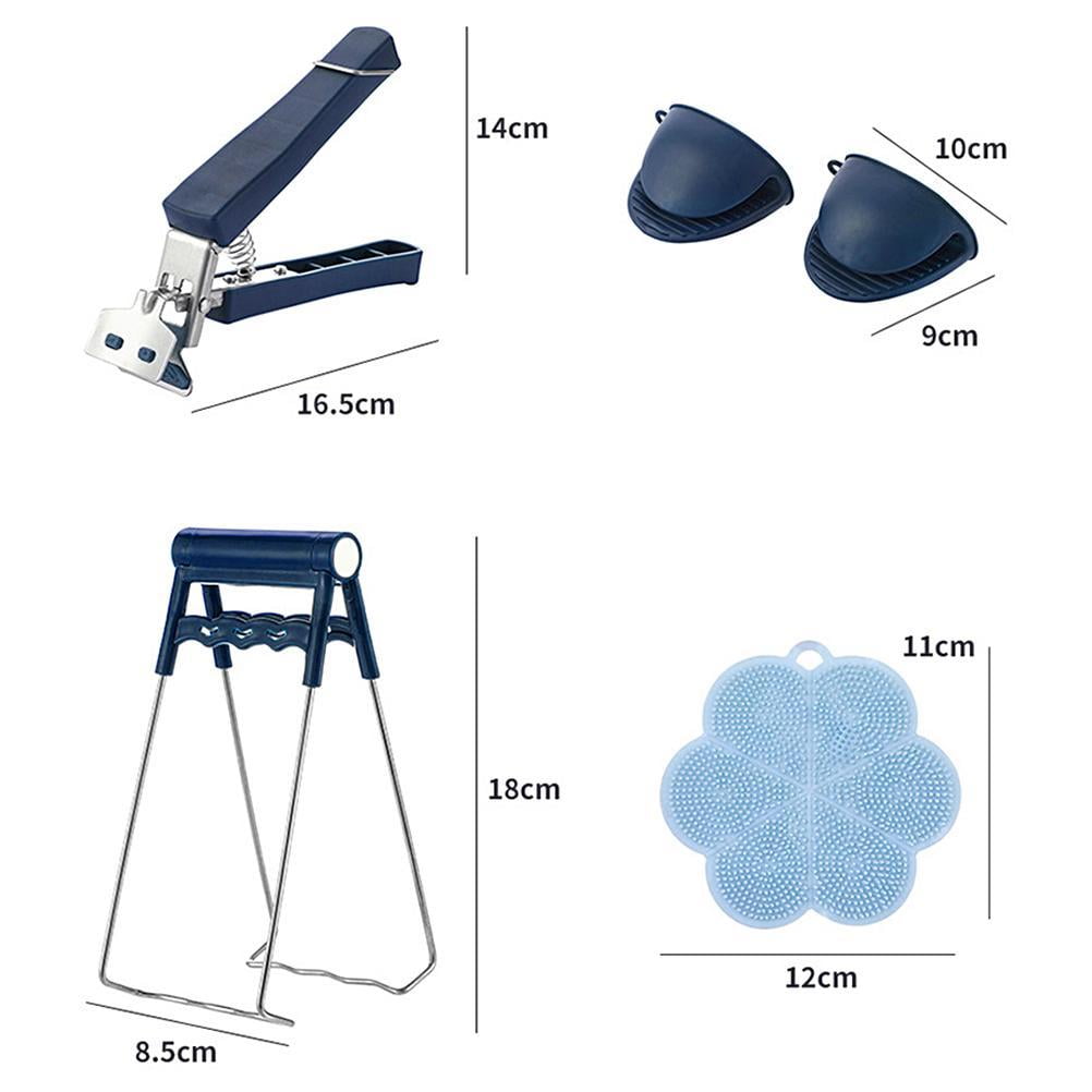 6 Pcs/Set Pince à Bol En Silicone Anti-Brûlure Ensemble De Pinces à Pot Plaque Chaude Gants En Silicone Pour Cuisine Maison