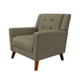 thumbnail image 7 of Noble House Laiah Mid Century Modern Fabric Tufted Arm Chair, Mocha, 7 of 7