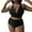 Z093-Black, variant on NIEWTR One Piece Swimsuit for Women Plus Size Conservative Gradient Stripe Large Beachwear Bikini Bathing Suit(Multicolor,4XL)
