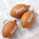 thumbnail image 3 of FELTECHELECTR 24 llaveros con forma de rugby, creativos, únicos, para decorar llaves, pequeños regalos para hombres y mujeres (café), 3 of 7