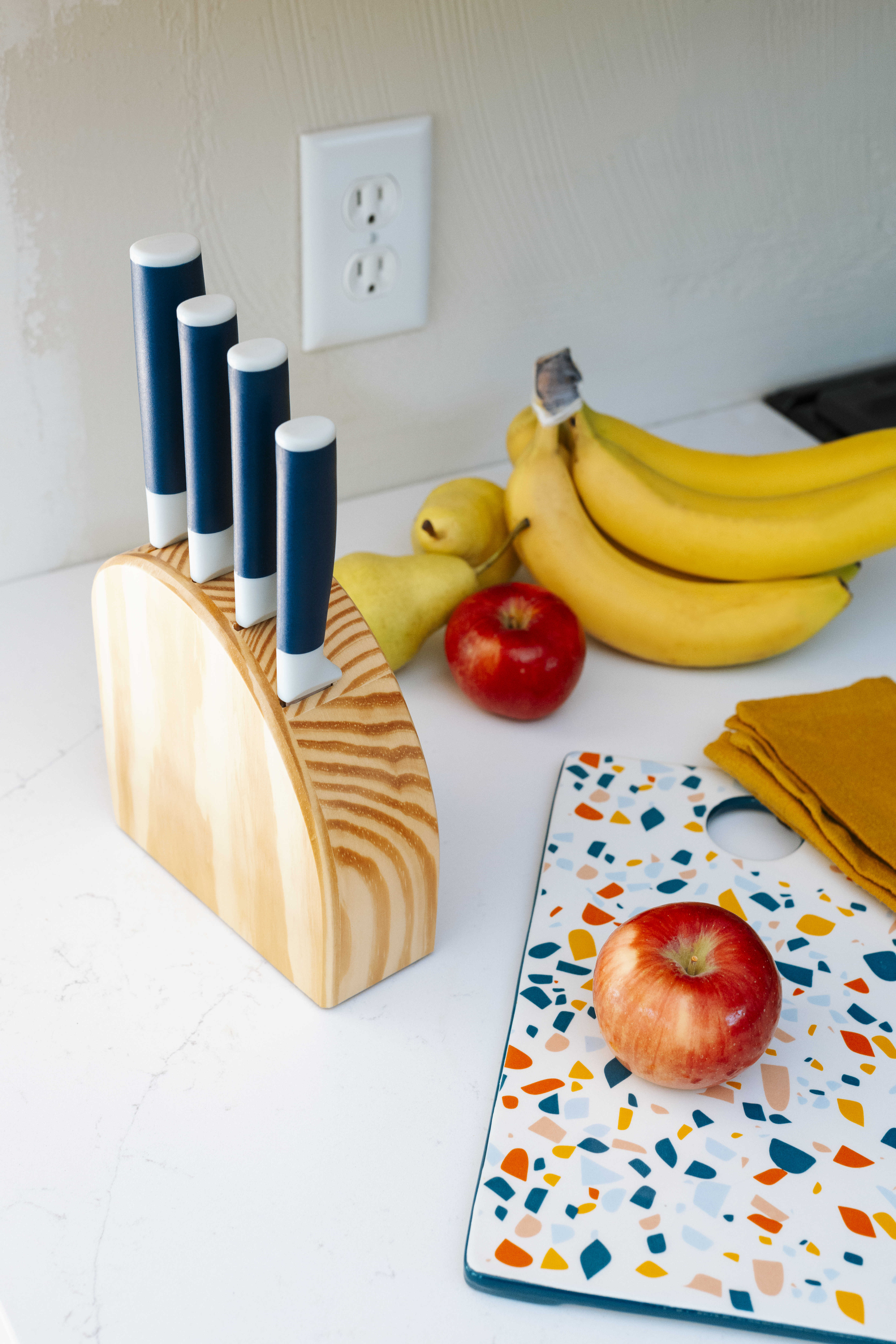 Dura Living 5-Piece Kitchen Knife Starter Block Set