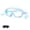 Blue, variant on Wide Field Waterproof Swimming Goggles with Soft Silicone Frame, Adjustable Straps, High-Definition Lenses, Fog Resistance, and Wide-Angle Vision