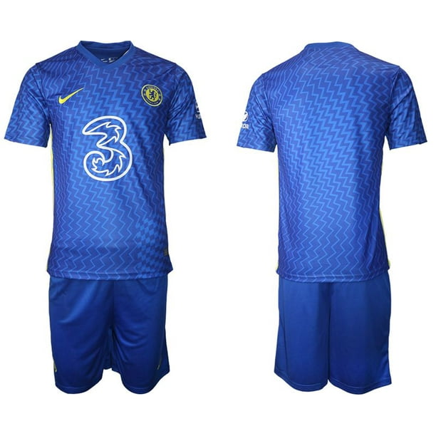 قلب حجر Men 2021-2022 Club Chelsea FC home blue blank Nike Soccer Jerseys قلب حجر
