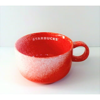 STARBUCKS 12 oz Rainbow Luster Swirl Coffee Ceramic Mug Cup 