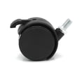 thumbnail image 3 of 4Pcs Black Chair Wheel Furniture Caster Swivel Castor Brake Wheel Replace, 3 of 8