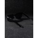 thumbnail image 4 of 1pair Men Square Frame Fashion Glasses Black Shades Summer Cowboy, 4 of 5