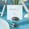 thumbnail image 2 of Weddingstar 6076 Shell Silver Place Card Holders, 2 of 3
