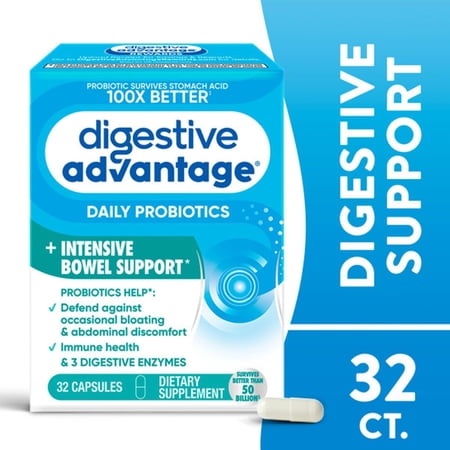 Digestive Advantage Intensive Bowel Support, 32 Capsules