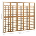 thumbnail image 4 of vidaXL 5-Panel Room Divider/Trellis Solid Fir Wood 201.5x180 cm, 4 of 4