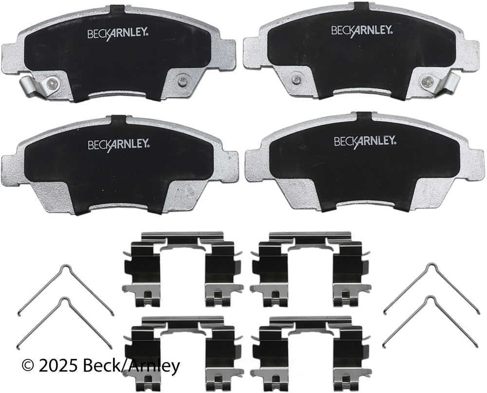 BeckArnley 085-6693 Premium Asm Pads W / Hardware