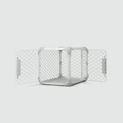 DIGGS Evolv Dog Crate, Safe, Durable Kennel with Removable Ceiling Panel and Modular, Ash, 23.3