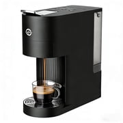 Sanerto Single Serve Coffee Maker Compatible with K Cup Capsules & Grounds,6-12oz Cup Size,1000W 120V, Black