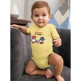 thumbnail image 2 of Happy 4Th Of July Gnomes Bodysuit Infant -Image by Shutterstock,  12 Months, 2 of 4