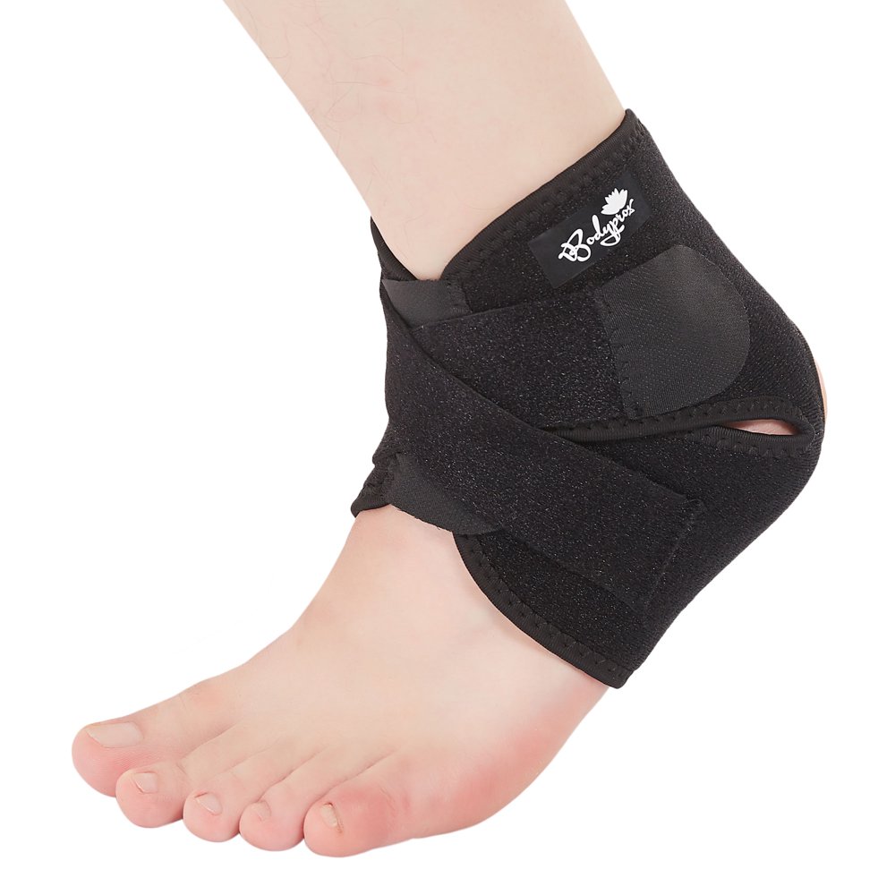 Bodyprox Ankle Support Brace, Breathable Neoprene Sleeve, Adjustable