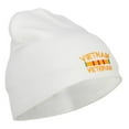 thumbnail image 4 of Vietnam Veteran Embroidered Short Beanie - White OSFM, 4 of 5