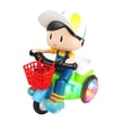 thumbnail image 4 of unbranded Motorcycle Toys Tricycle Toy For Boys In Multiple Colors With Standing Spin Function 18x7x7in 1Pack, 4 of 8