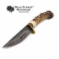 thumbnail image 2 of Wild Turkey Handmade Collection Fixed Blade Faux Handle Hunting Knife w/Sheath, 2 of 6