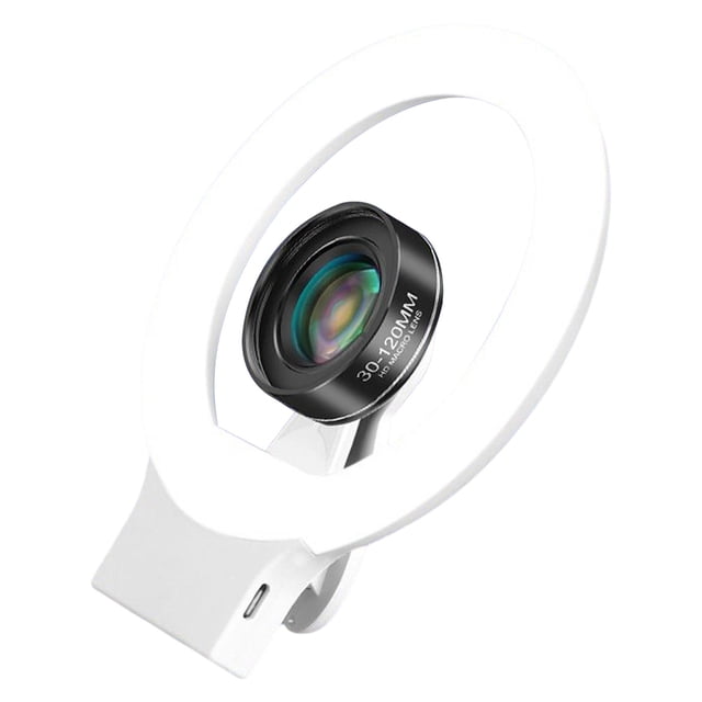 Luz De Relleno De Teléfono Móvil Con Carga USB Para Reuniones De Joyería De Grabación De Video Sunnimix Luz de relleno del teléfono móvil