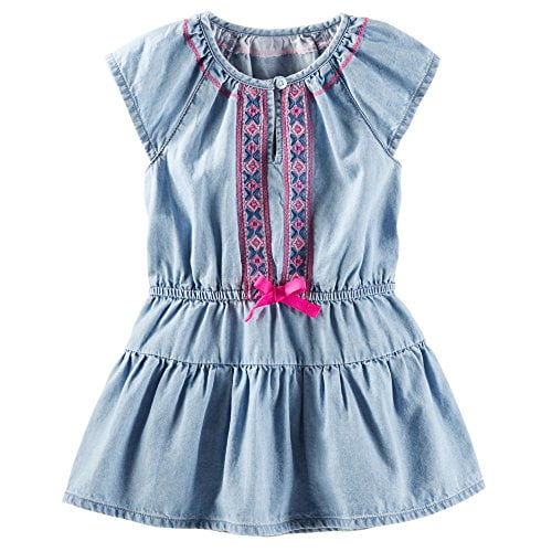 Baby girl chambray dress online