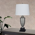 thumbnail image 2 of Table Lamp in Brushed Steel Finish, 2 of 2