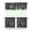White-143, variant on Celestial Gothic Kitchen Curtains Set 3-Piece Tier and Valance Rod Pocket Star Moon Sky Eclipse Design for Ethereal Aesthetic Kitchen Decor