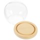 thumbnail image 4 of Preserved Roses Dome Glass Display Dome Cover Simple Clear Style Spherical Shape Gift Recipients 12X12X11CM 1Set, 4 of 5