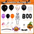 thumbnail image 3 of Kit de guirnaldas con forma de arco con forma de guirnalda para Halloween Garma, negro, naranja, 3 of 7