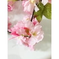 thumbnail image 1 of Flor de cerezo artificial Plantas colgantes de vid Faux Sakura Garland Fake Oriental Cherry Wreath Flor artificial 5.8 FT oso de fresa  Juguete, 1 of 2
