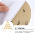 thumbnail image 5 of 10pcs Round Sandpapers Adhesive Grinding Papers Wood Polishing Sheets 80 Grits, 5 of 6