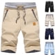 thumbnail image 2 of Pantalones de playa para hombre, de algodón puro, de secado rápido, pantalones cortos deportivos para hombre, pantalones de playa de talla grande, pantalones cortos grandes para hombre, 2 of 6