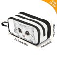 thumbnail image 4 of FORMRS Pencil Case with 3 Compartments Zipper Pouch, Elementary School Level and up, White Cat, 4 of 8