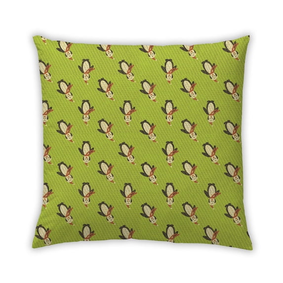 Ahgly Company Outdoor Square Contemporary Throw Pillow, 18 inch by 18 inch