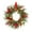 B, variant on Generic Christmas Lighted Wreath for Front Door, Red and Golden Artificial Holiday Wreath with Berries for Indoor Outdoor Home Decorations