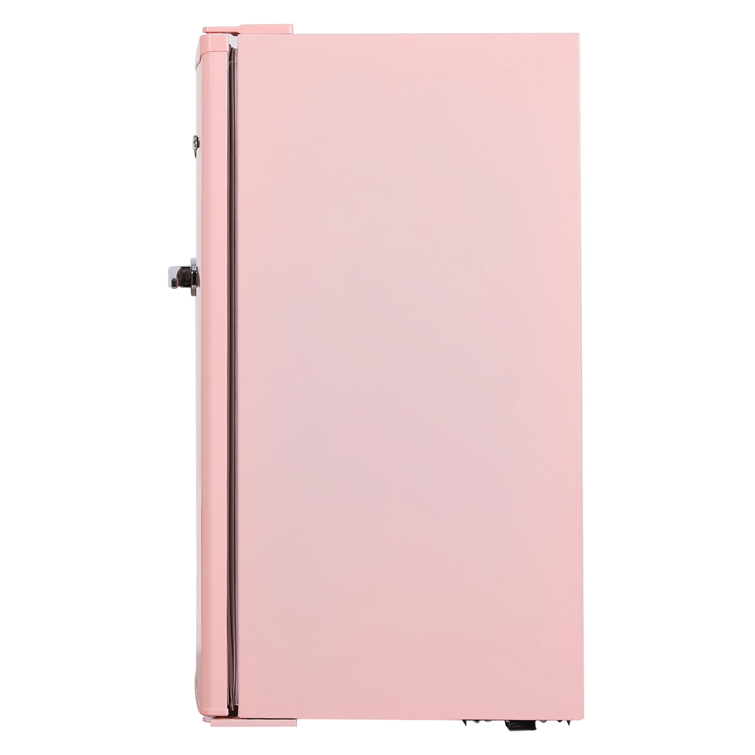 Frigidaire EFR376 C PINK 3 2 Cu Ft 65 Watt Retro Bar Fridge with Side Bottle Opener Pink