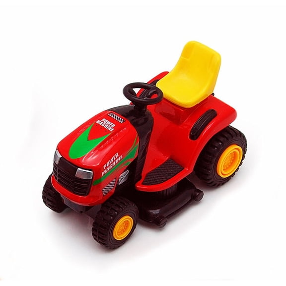 Super Lawn Tractor, Red - Showcasts 9669D - 4 Inch Scale Diecast Model Replica (Brand New, but NOT IN BOX)