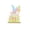 A, variant on B Wooden Easter Egg Bunny Statue Tabletop Ornament For Living Room Office Spring Holiday Home Decor