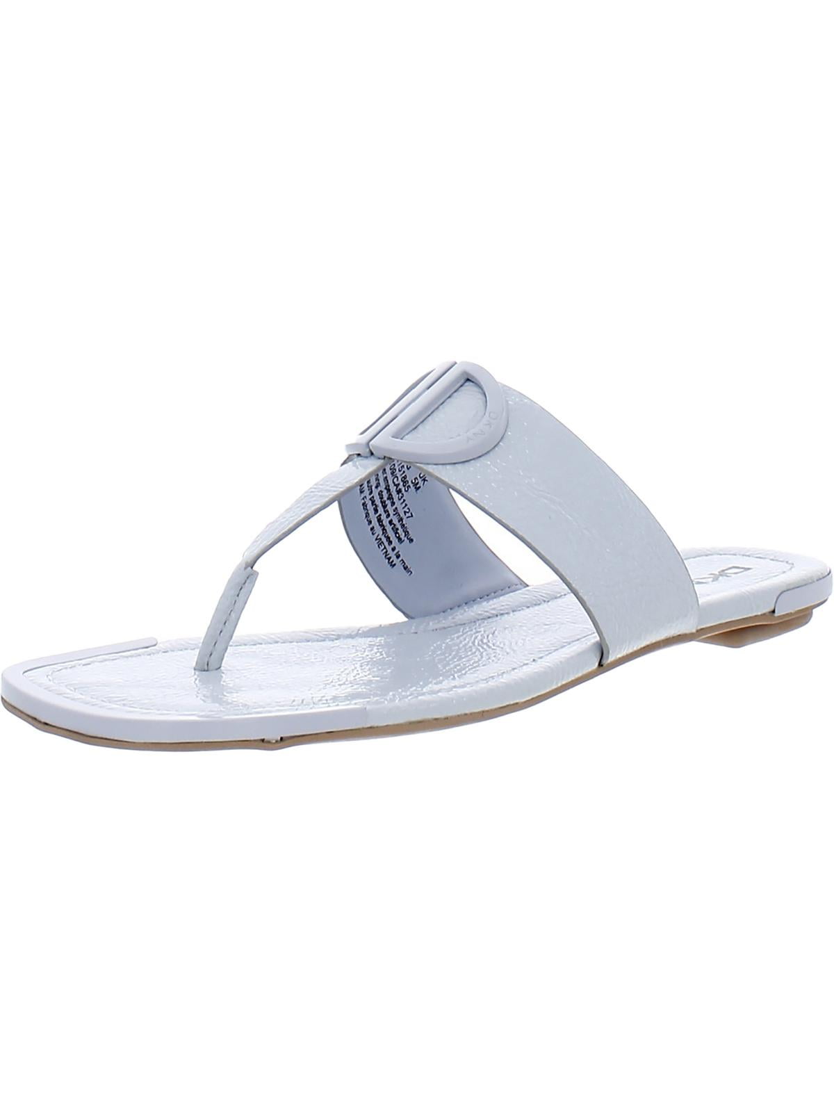 DKNY Womens HALCOTT Thong Open Toe Slide Sandals