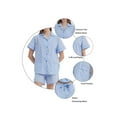 thumbnail image 2 of GLOBAL Womens Pajama Set Short Sleeve PJs for Women cotton Pajamas Summer Sleepwear, 2-Piece, Sizes S to 3X, 2 of 6