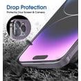 thumbnail image 4 of Protector de pantalla AmFilm OneTouch Glass para iPhone 14 Pro de 6.1 pulgadas, 4 of 6